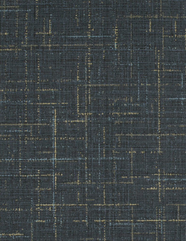 Prague Fenwick Indigo Wallcovering | Phillipe Romano