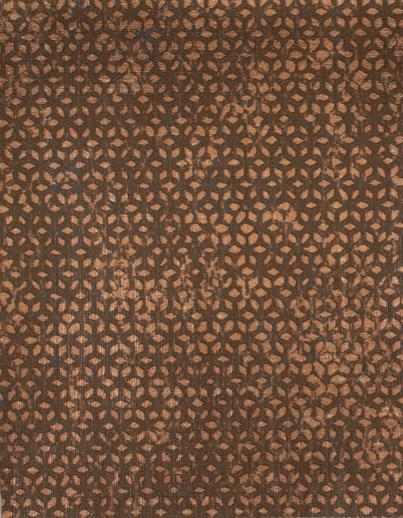 Prague Trove Russet Mylar Wallcovering | Phillipe Romano
