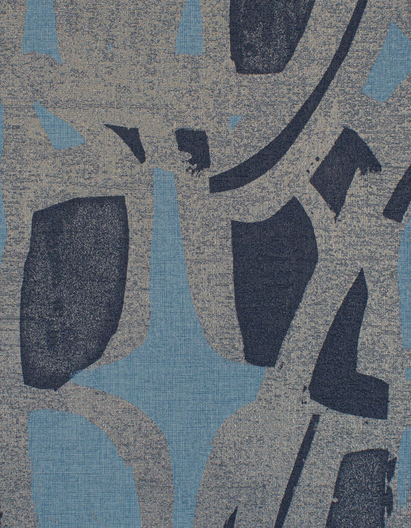 Prague Vox Pewter Wallcovering | Phillipe Romano