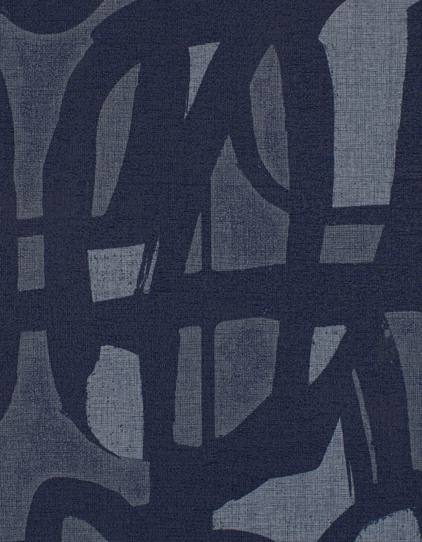 Prague Vox Sapphire Wallcovering | Phillipe Romano