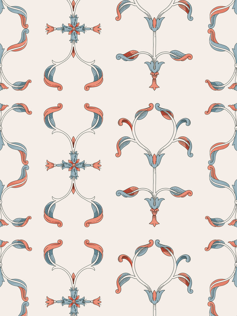 Grimaud Arabesques Wallcovering | FallingStar Studio