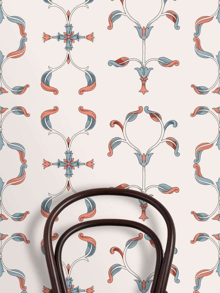 Grimaud Arabesques Wallcovering | FallingStar Studio