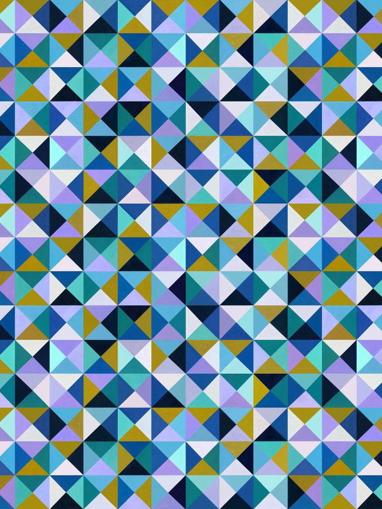 Harlequin Cool Blue Wallcovering | FallingStar Studio