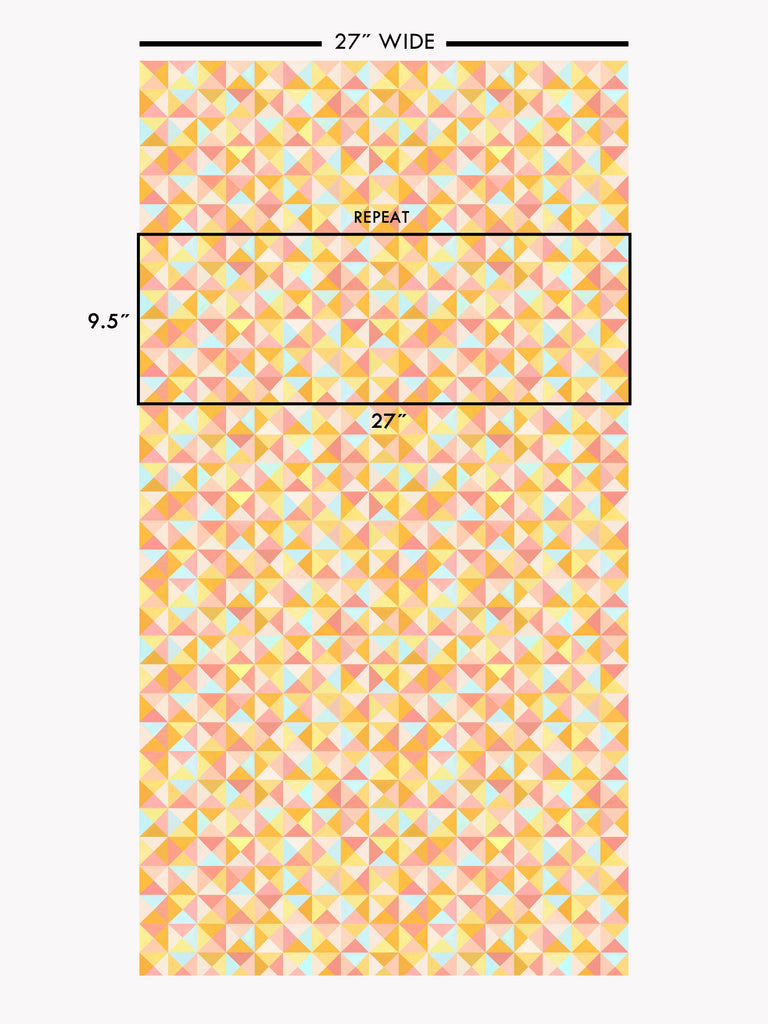 Harlequin Peach Fuzz Wallcovering | FallingStar Studio