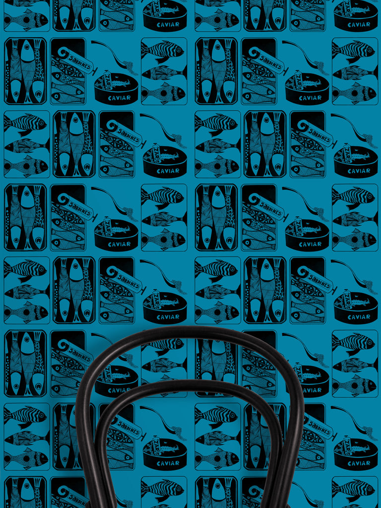 Hors d’Oeuvres Marine Wallcovering | FallingStar Studio