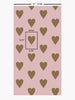 Heart and Soul Large, Gold on Mauve Wallcovering | FallingStar Studio