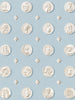 Medals Kiln Blue Wallcovering | FallingStar Studio