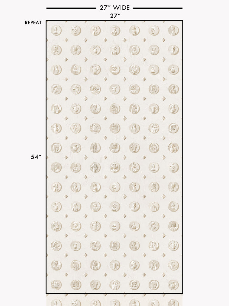 Medals Plaster Wallcovering | FallingStar Studio