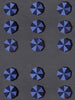 Umbrellas Midnight Wallcovering | FallingStar Studio