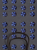 Umbrellas Midnight Wallcovering | FallingStar Studio