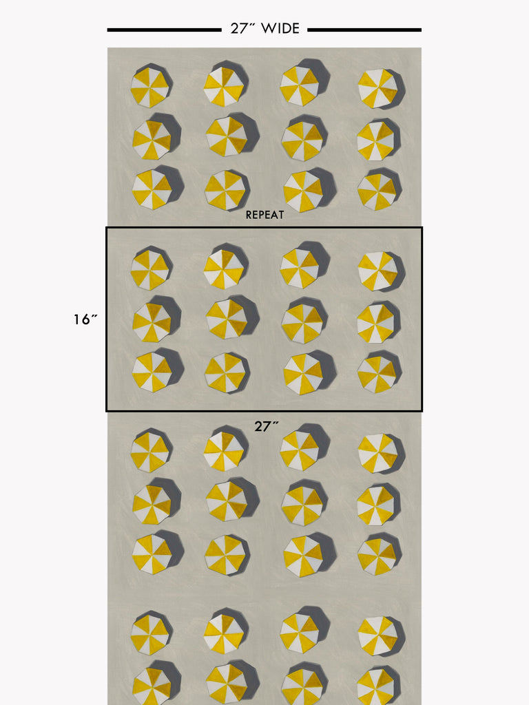 Umbrellas Twelve Noon Wallcovering | FallingStar Studio