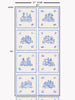 Willow Large, Cobalt Wallcovering | FallingStar Studio