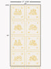 Willow Large, Ochre Wallcovering | FallingStar Studio