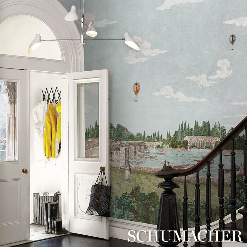 Promenade 4 Panel Set SKY | Schumacher - Image 16