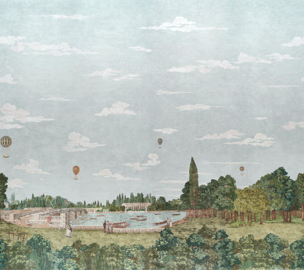 Promenade 4 Panel Set SKY | Schumacher - Image 1