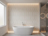 Provacetero Posa Wallcovering - bathroom room setting