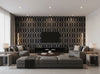Provacetero Posa Wallcovering - living room room setting