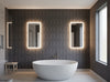 Provacetero Posa Wallcovering - bathroom room setting