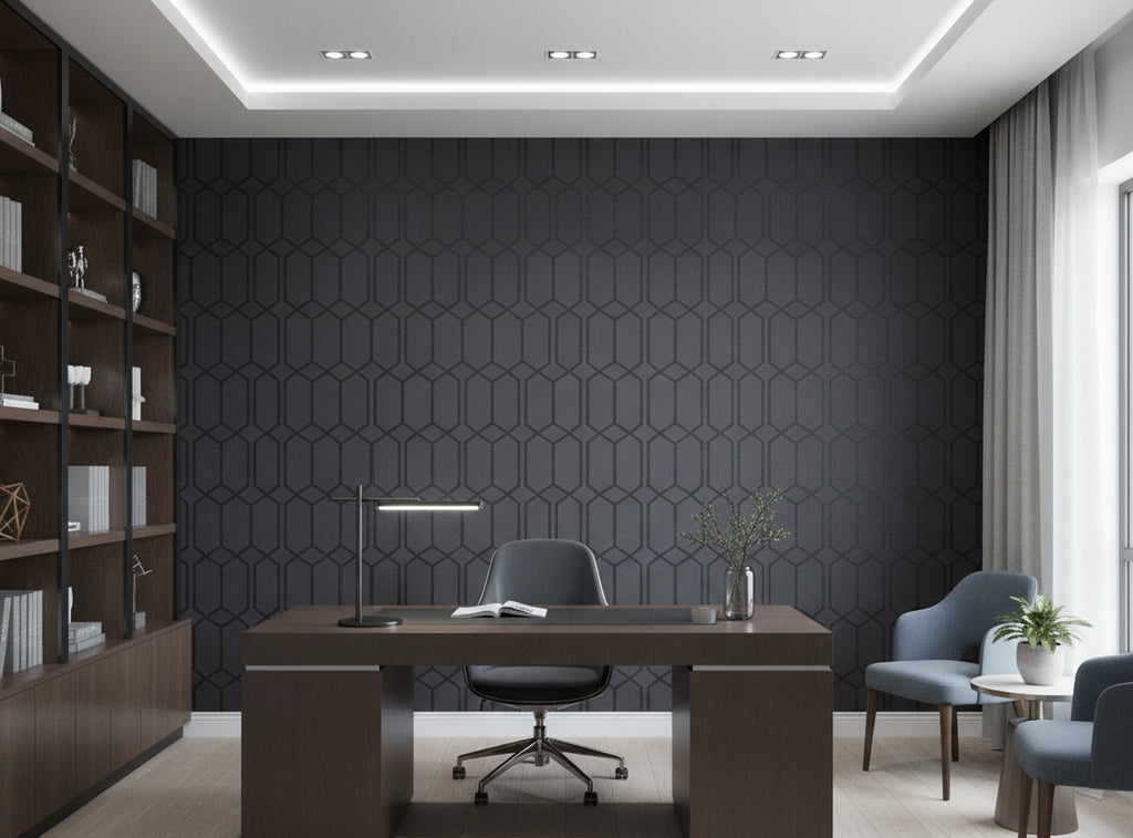 Provacetero Posa Wallcovering - office room setting