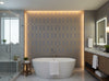 Provacetero Posa Wallcovering - bathroom room setting
