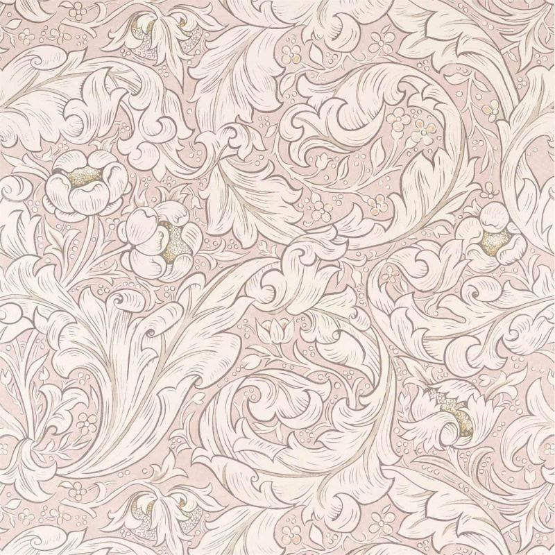Pure Bachelors Button Wallpaper Faded Sea Pink  | William Morris