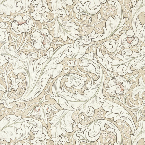 Bachelors Button Linen/Coral | Morris & Co.