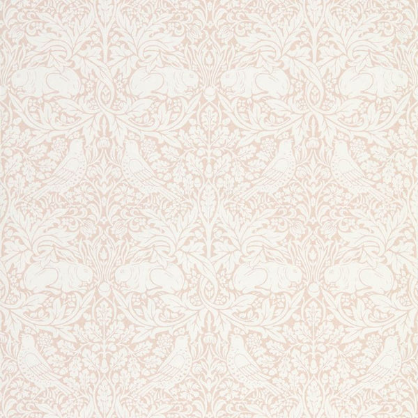 Pure Brer Rabbit Fadedseapink Wallcovering | William Morris