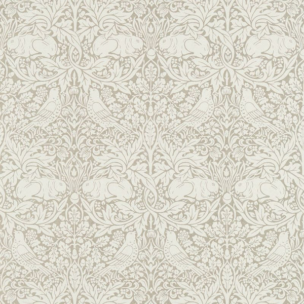 Pure Brer Rabbit Gilver Wallcovering | William Morris