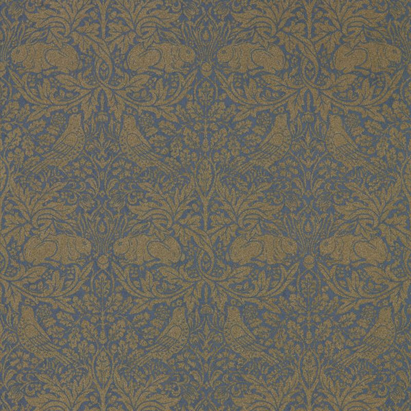 Pure Brer Rabbit Gold Ink Wallcovering | William Morris