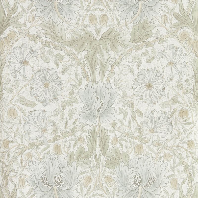 Pure Honeysuckle & Tulip Wallpaper Linen  | William Morris