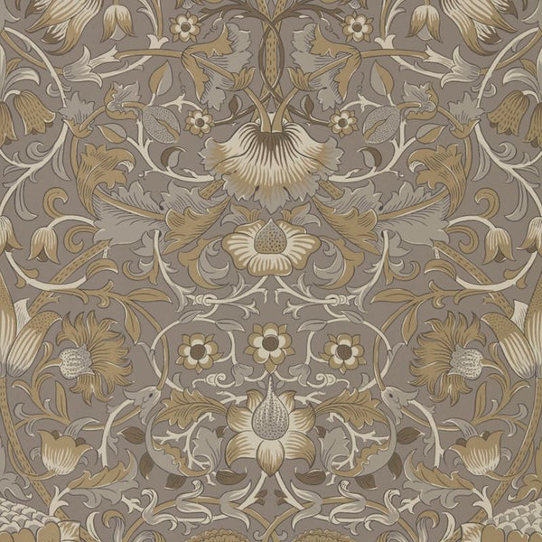 Pure Lodden Wallpaper Gold Taupe | William Morris