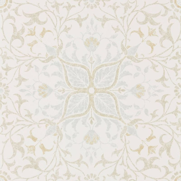 Pure Net Ceiling Wallpaper Eggshell Cream | William Morris