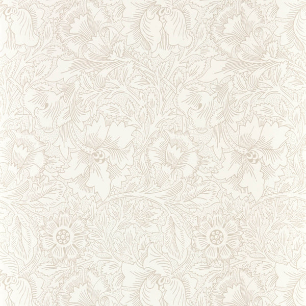 Pure Poppy Ecru/Stone | Morris & Co.