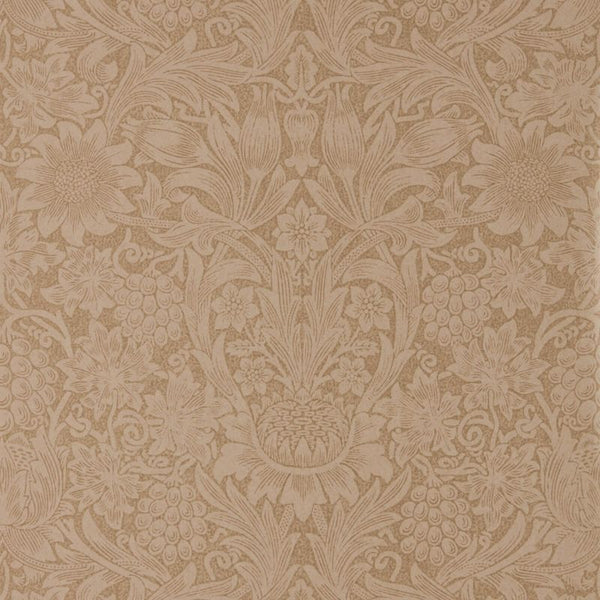 Pure Sunflower Wallpaper Russet Copper | William Morris