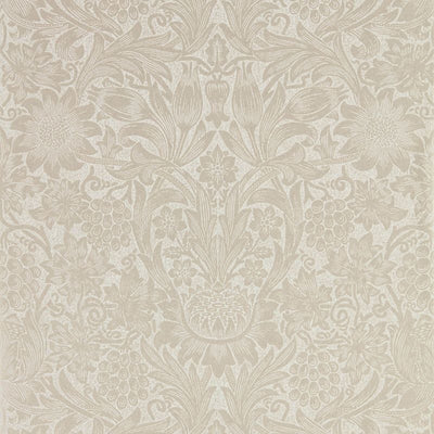 Pure Sunflower Ivory Pearl Wallcovering | William Morris