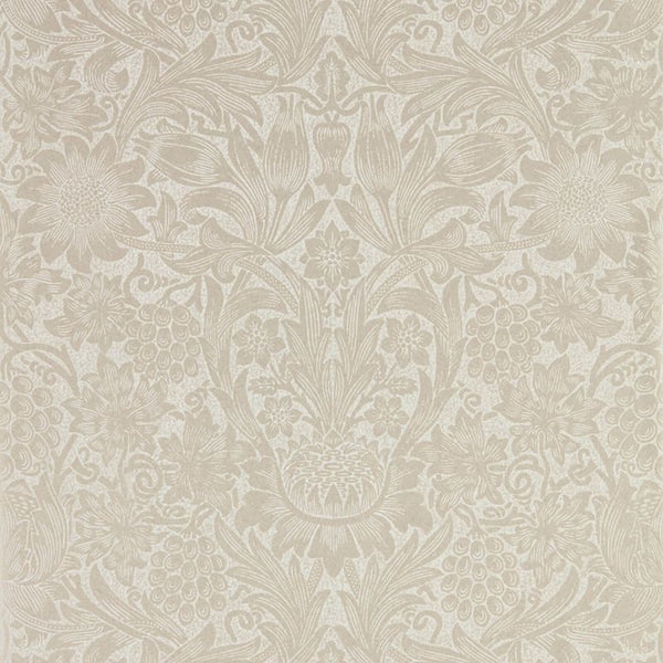 Pure Sunflower Ivory Pearl Wallcovering | William Morris