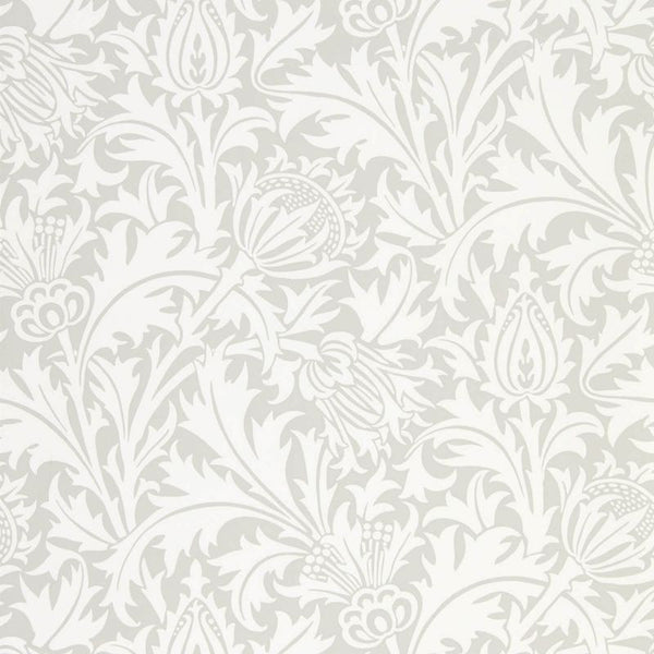 Pure Thistle Wallpaper Pebble  | William Morris