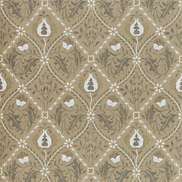 Pure Trellis Wallpaper Gold  | William Morris