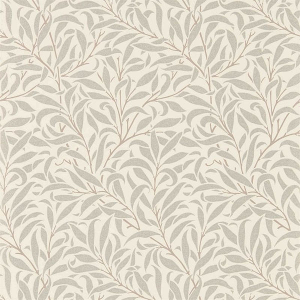 Pure Willow Boughs Silver Ecru Wallcovering | William Morris