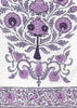 Purple Lavender on Ivory