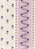 Links II, Purple Lilacs on Cotton Sateen