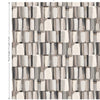 Quadrata Sienna Wallcovering - Full repeat panel layout | Black Edition by Romo