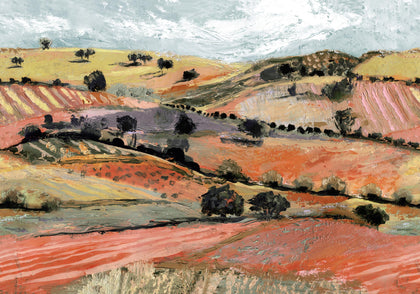 Quijote Red Wallcovering | Tres Tintas