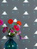 Raindrops Stormy Weather Wallcovering | FallingStar Studio
