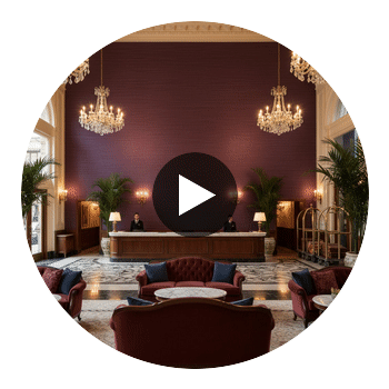 Ramsey Type II Vinyl | Hollywood Wallcoverings Circular Swatch | Hollywood Wallcoverings