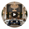 Ramsey Type II Vinyl | Hollywood Wallcoverings Circular Swatch | Hollywood Wallcoverings