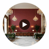 Ramsey Type II Vinyl | Hollywood Wallcoverings Circular Swatch | Hollywood Wallcoverings