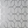 Raye Silver Rosco Trellis Wallcovering | Jeffrey Stevens - Image 1
