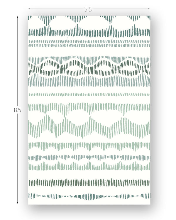 Serano Stripe Jadeite | Phillipe Romano Screen Prints