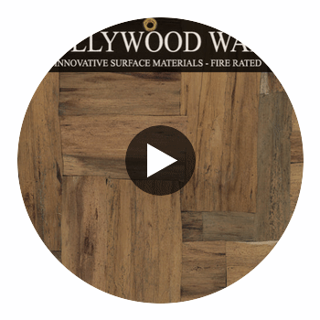 Reeds Drive - Wiki Wood Weave | Hollywood Wallcoverings Circular Swatch | Hollywood Wallcoverings